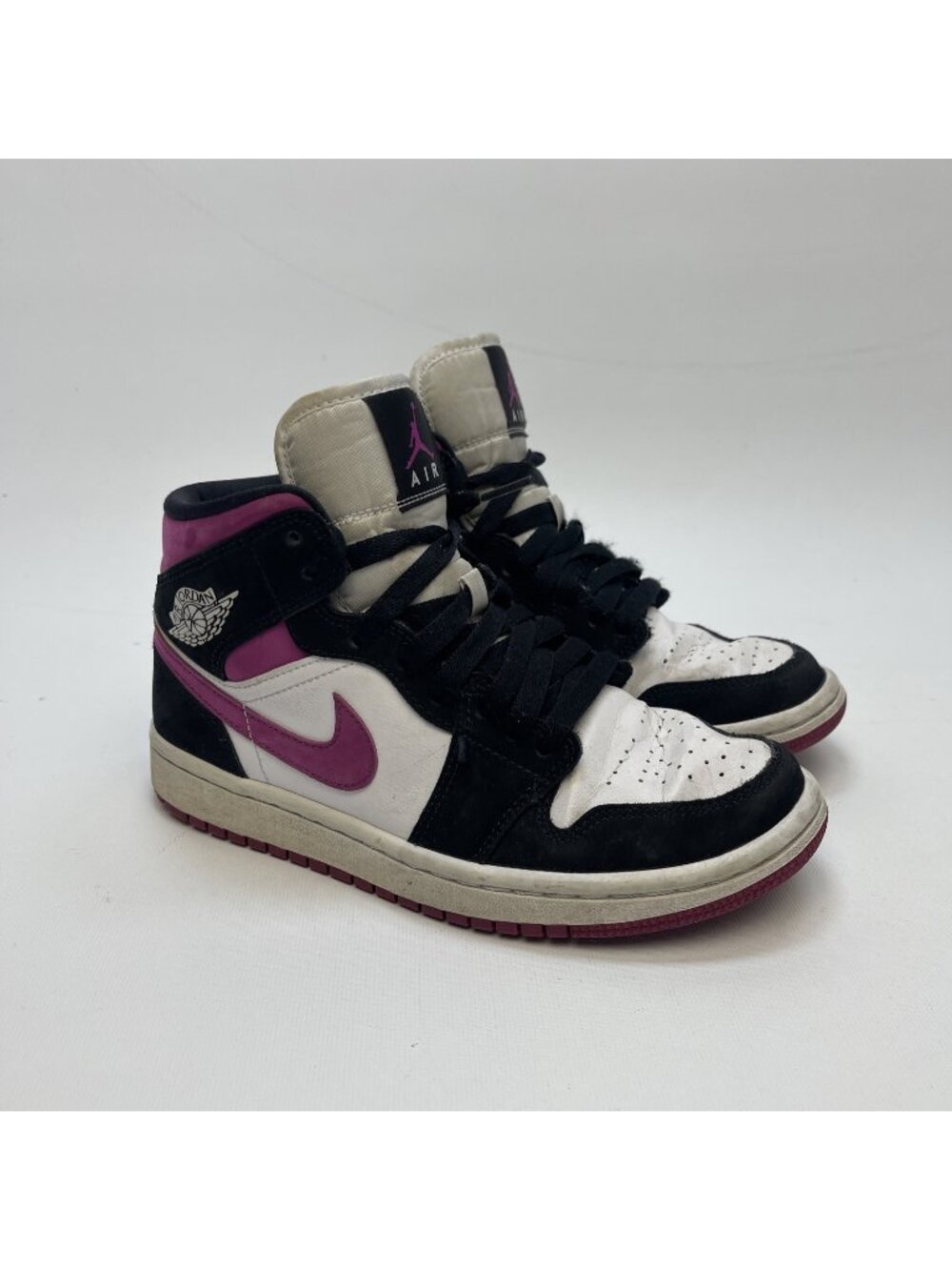 Nike Air Jordan 1 Mid SE Trainers Wom 6 US "Cactus Flower" Magnenta BQ6472 005